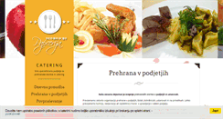Desktop Screenshot of catering.si