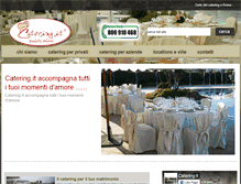 Tablet Screenshot of catering.it