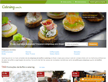 Tablet Screenshot of catering.com.br